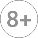 Edad +8 años