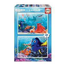 Cardboard jigsaws 2x48 pieces