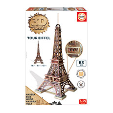 3D Monument Puzzle Torre Eiffel