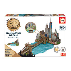 3D Monument Puzzle Puente de Brooklyn