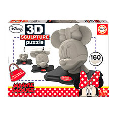 3D Sculpture puzzle Minnie Mouse