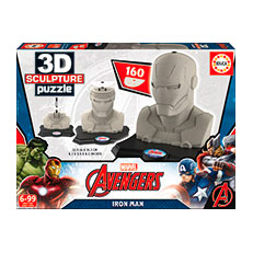 3D Sculpture puzzle Iron Man