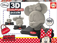3D Sculpture puzzle Minnie Mouse