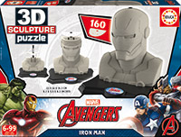 3D Sculpture puzzle Iron Man
