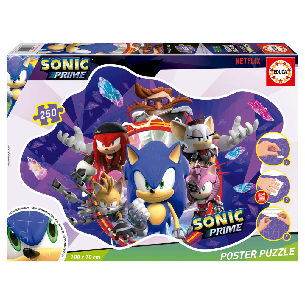 Poster Puzzle Sonic Prime Educa Borras