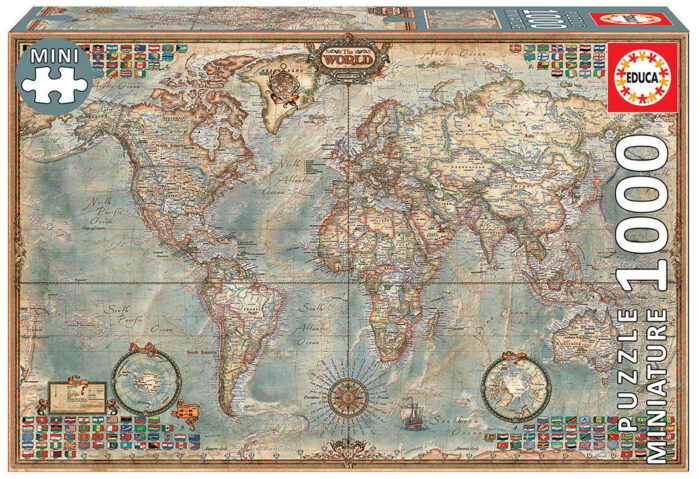 1000 El Mundo, mapa político "Miniature" 1