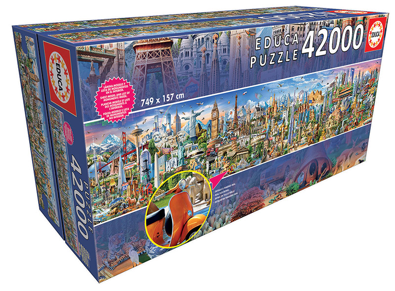 El Puzzle más grande del mundo: 42000 piezas