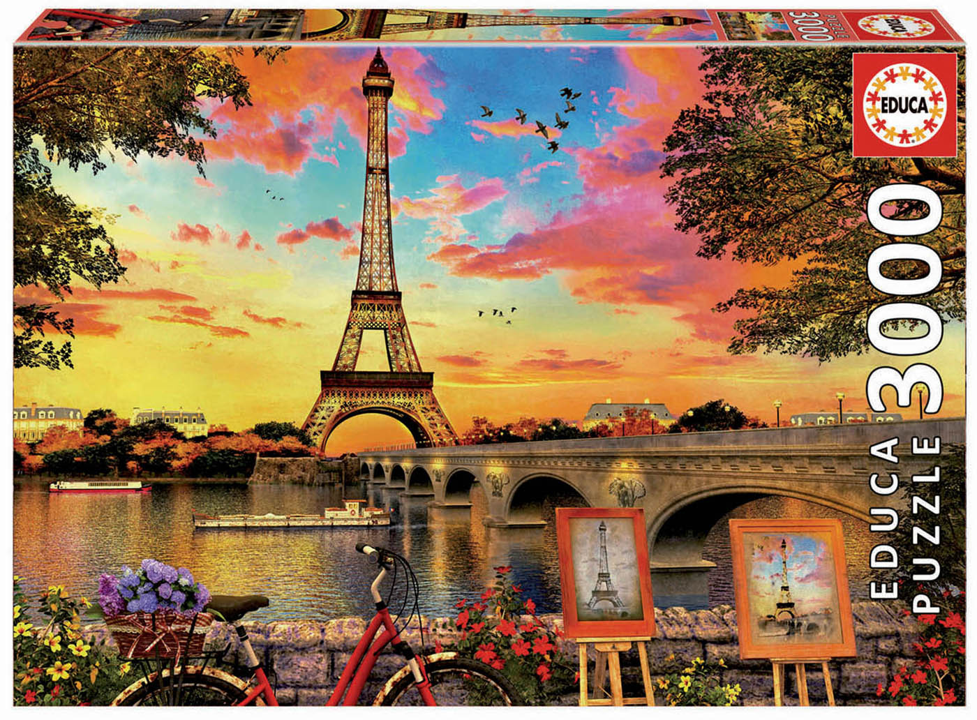 3000 Sunset in Paris - Educa Borras