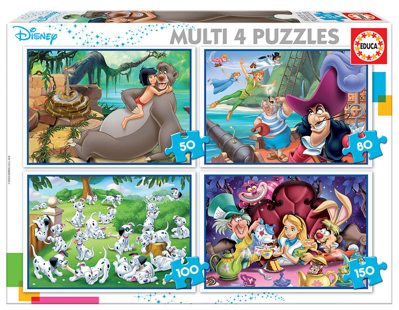 Educa 39659 Puzzle adulte Bambi Roi Lion Dumbo 1000 pièces Disney
