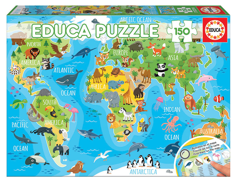 3000 Map Of The World - Educa Borras