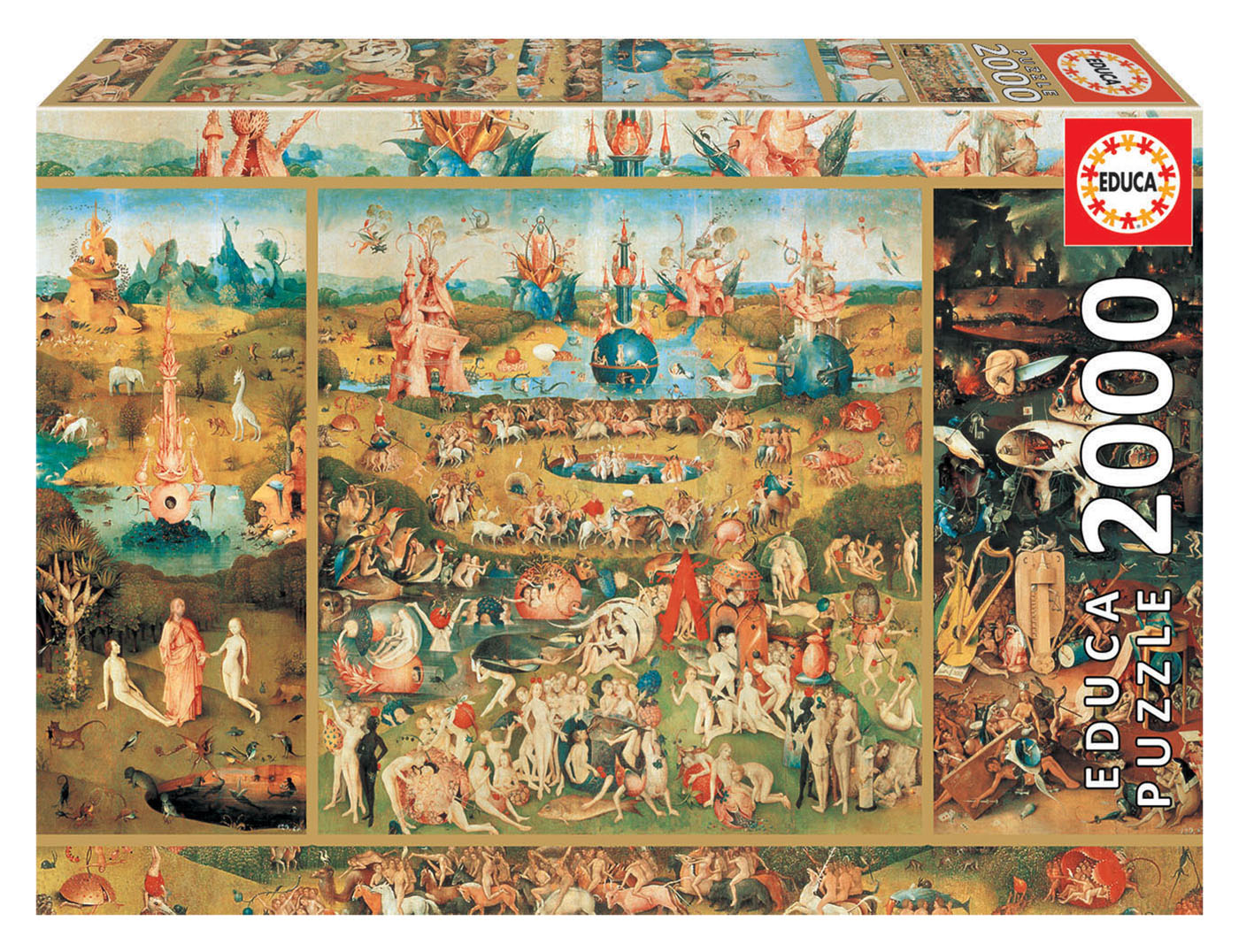 Educa Carte du monde antique Puzzle 2000 pièces - Kubekings