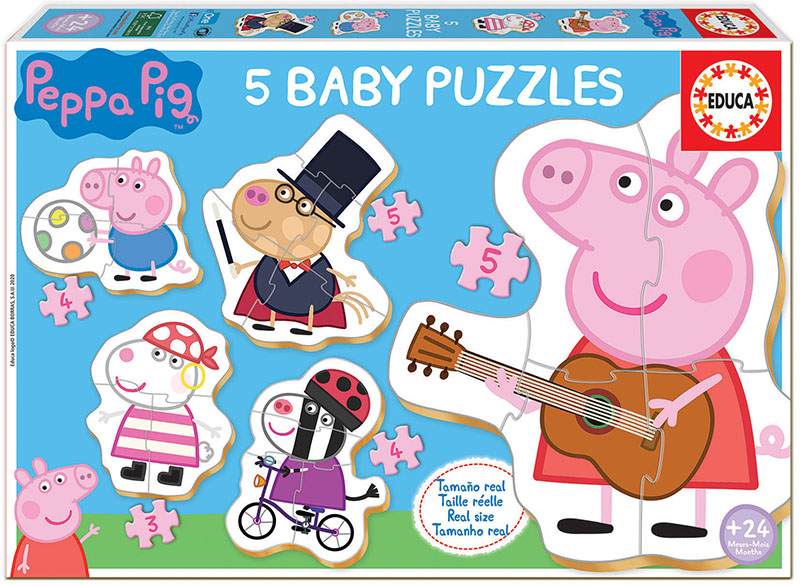 Baby Puzzles Peppa Pig 2 - Educa Borras
