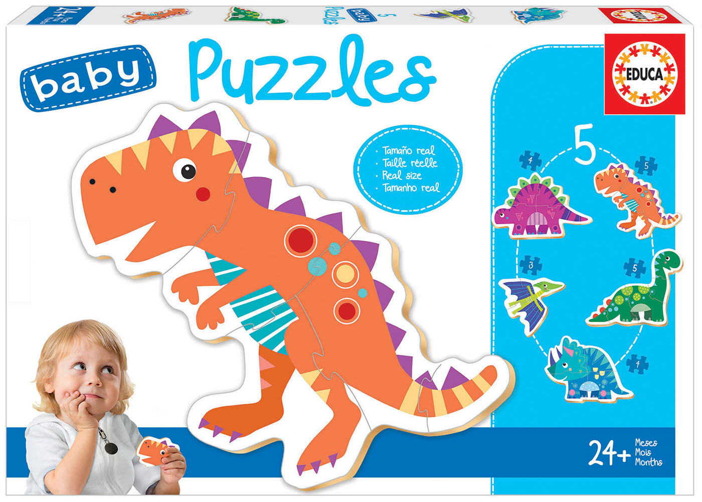 Baby Puzzles Dinosaures - Educa Borras