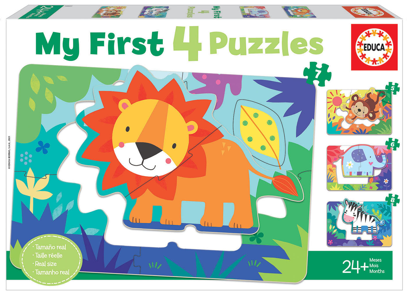 Jungle Animals My First Puzzles