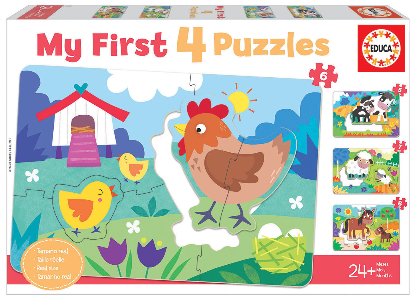 Farm Mothers and Babies My First Puzzles