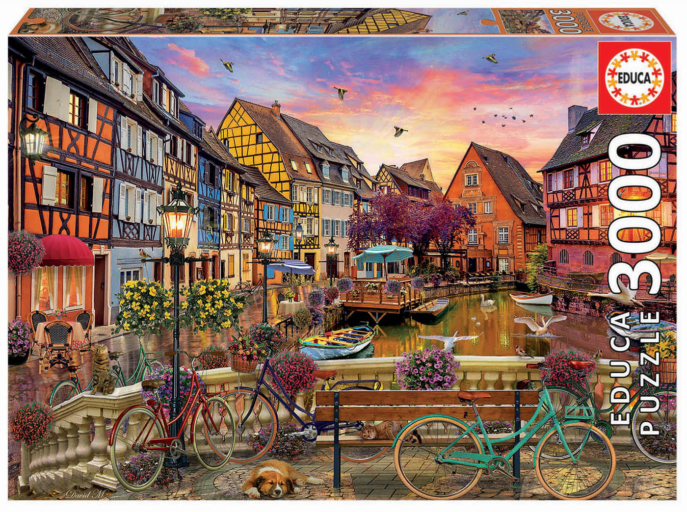 Educa borras Puzzle 3000 Lake Bachalpsee Switzerland Panorama Multicolor
