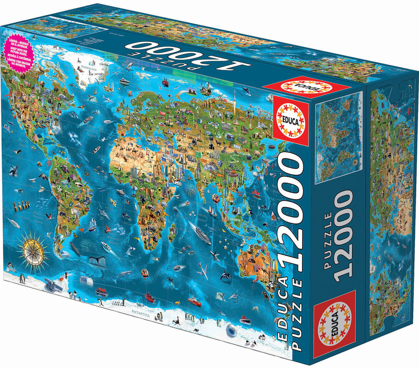 12000 Wonders of the World - Educa Borras
