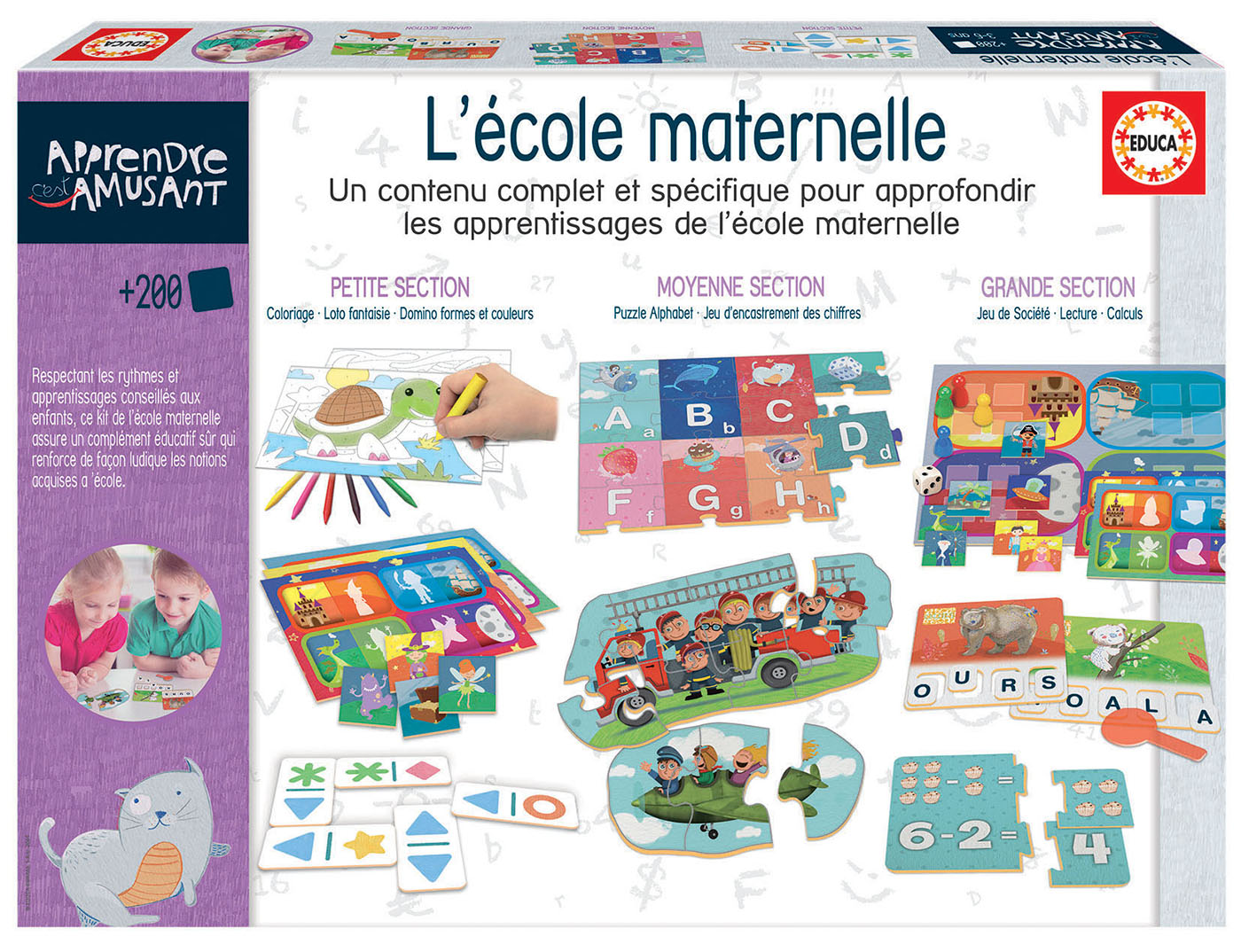 Kit Ecole Maternelle Apprendre C'est Amusant - Educa Borras