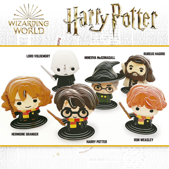 Display Puzzles Mini-Figuras 3D Harry Potter