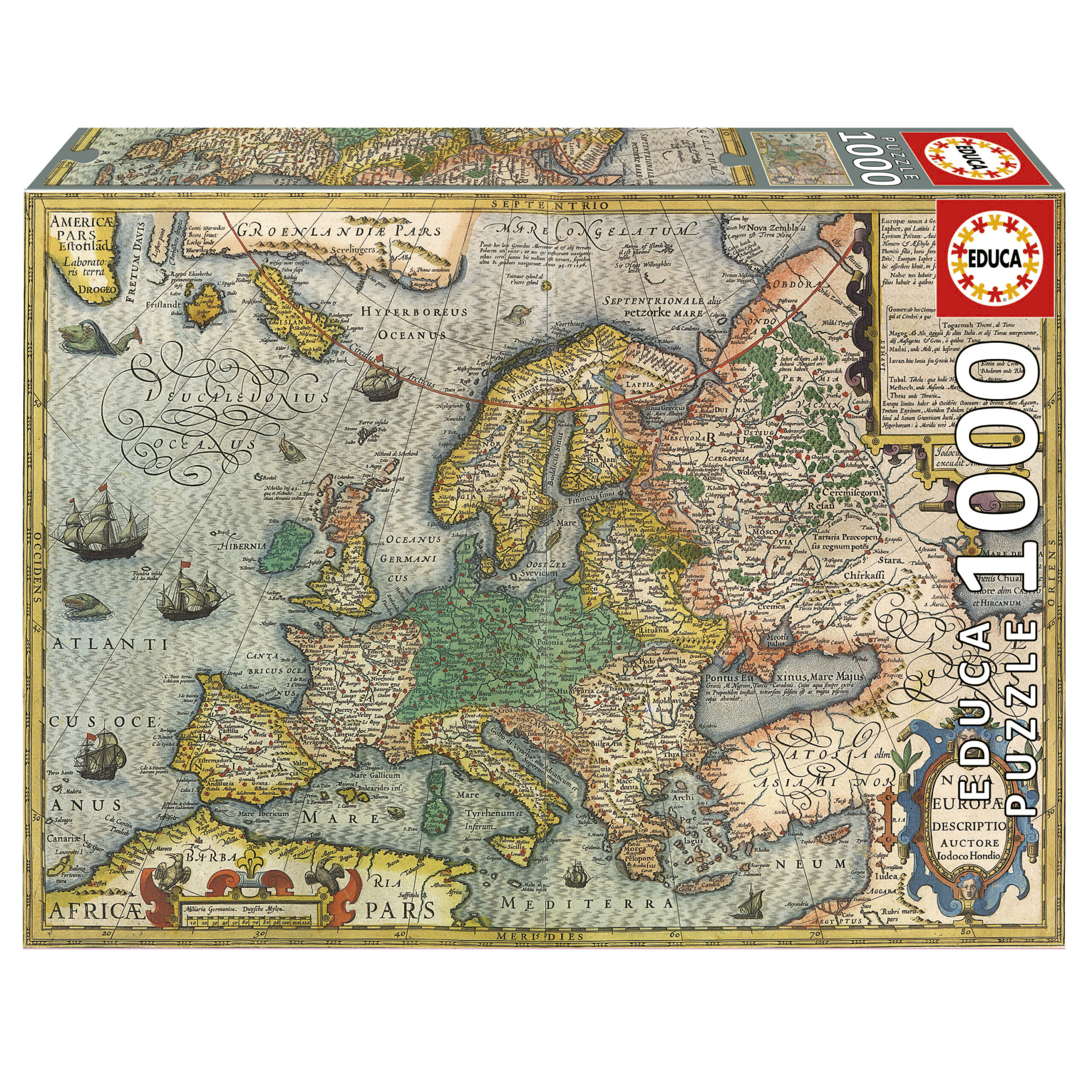 Educa borras 42000 Pieces Around The World Puzzle Multicolor