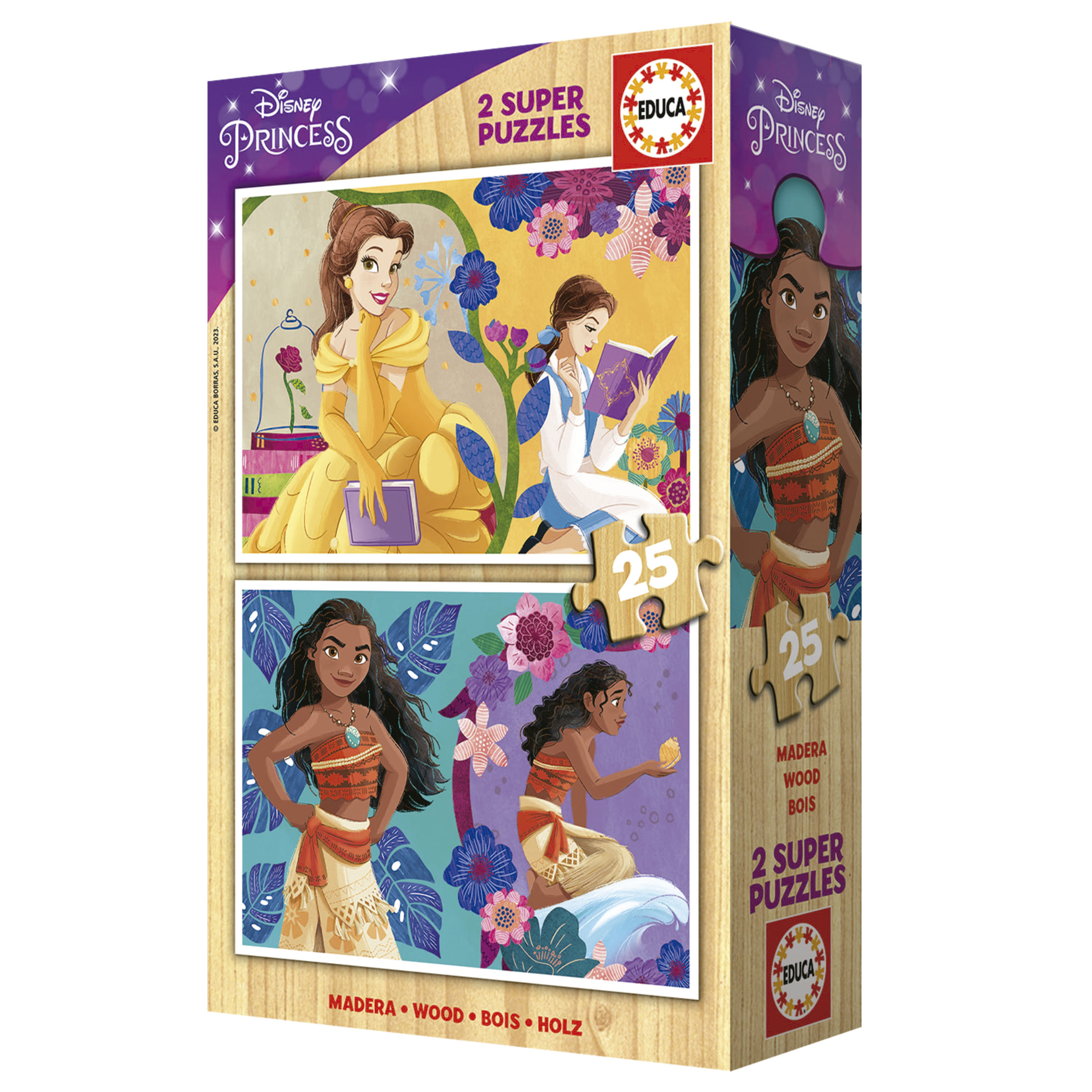 Superpack 4 in 1 Disney Princess - Educa Borras