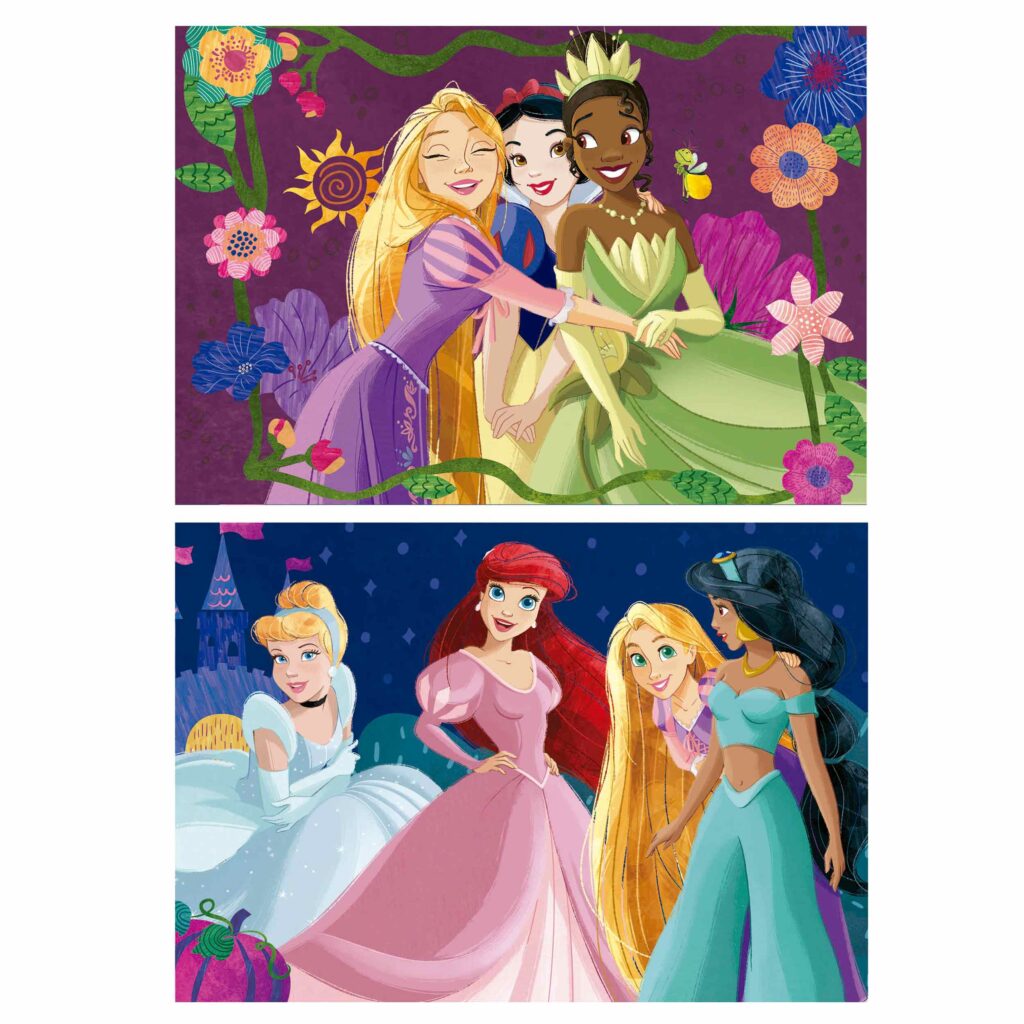 2x50 Disney Princess Educa Borras