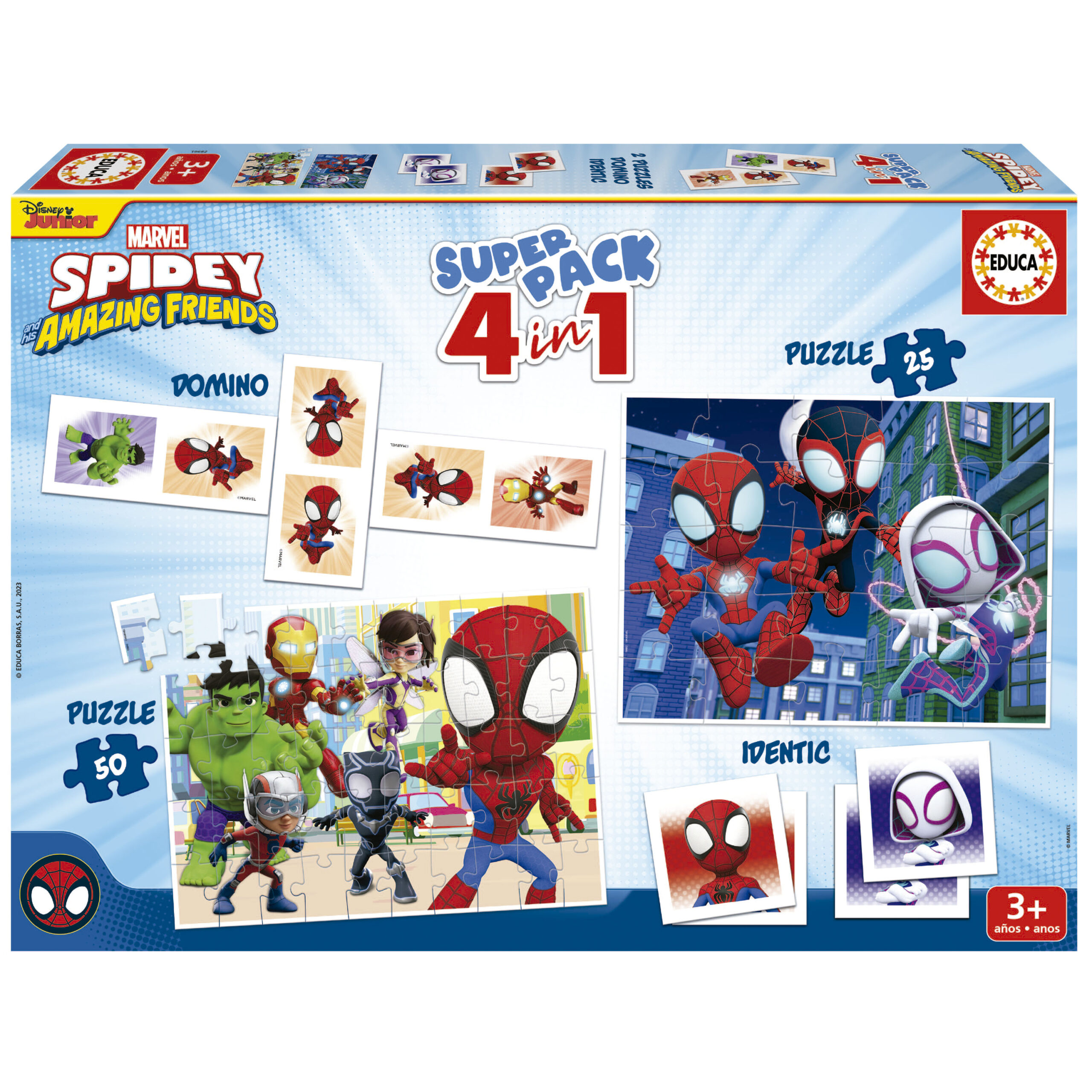 Puzzle Educa Superpack Spiderman