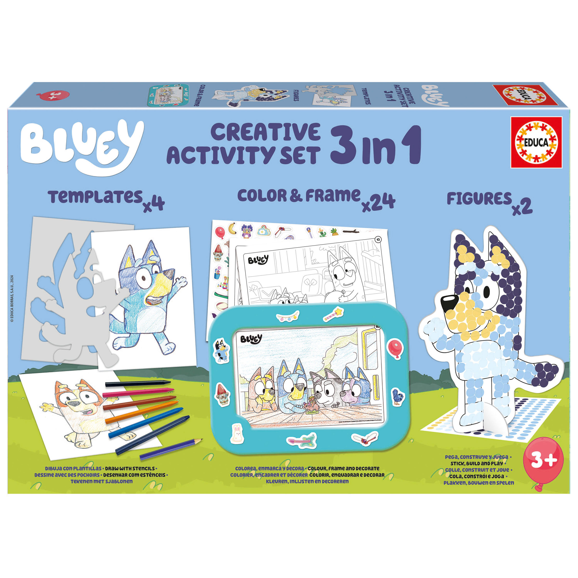 Set 3 in 1 Bluey « Creative Activity Set »