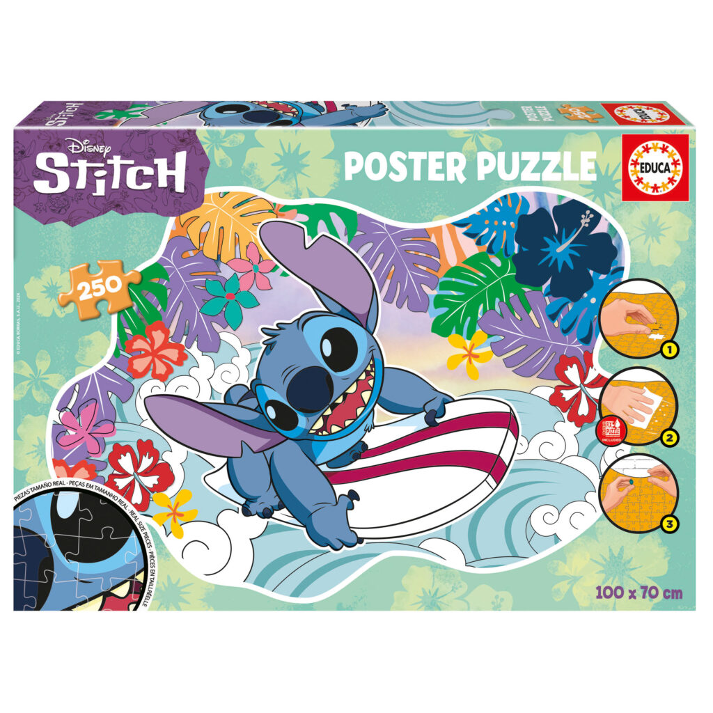 250 Poster Puzzle Stitch - Educa Borras