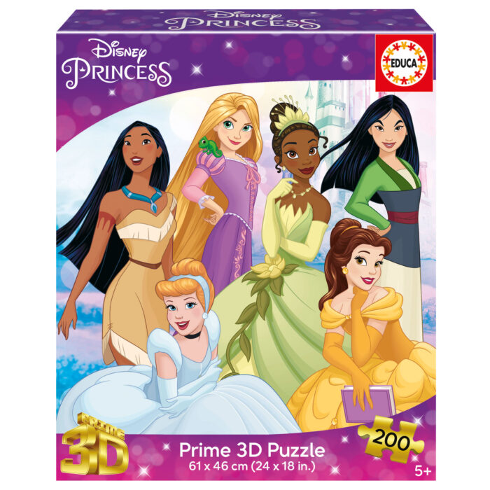 200 Disney Princess 3D Lenticular Puzzle