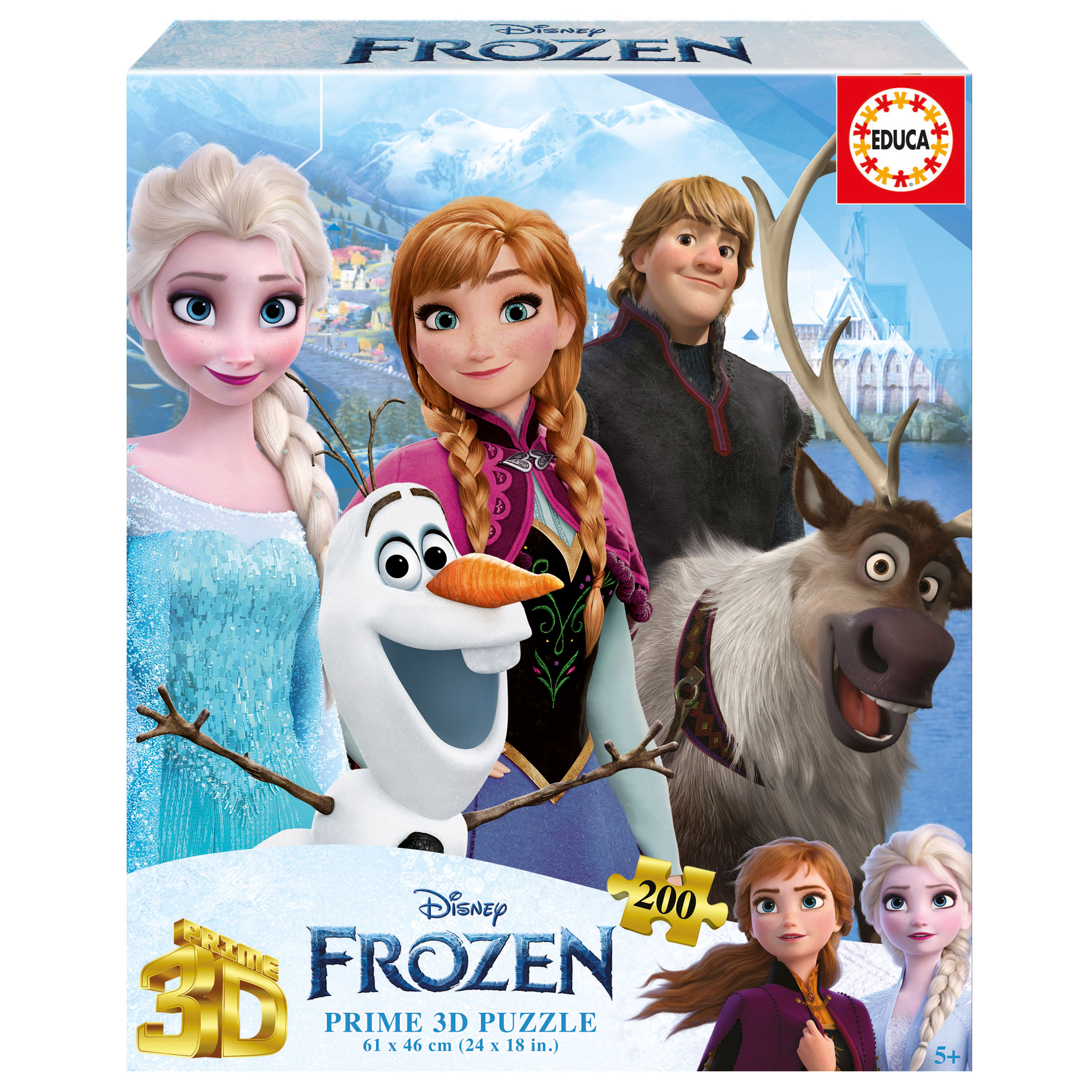 200 Frozen 3D Lenticular Puzzle