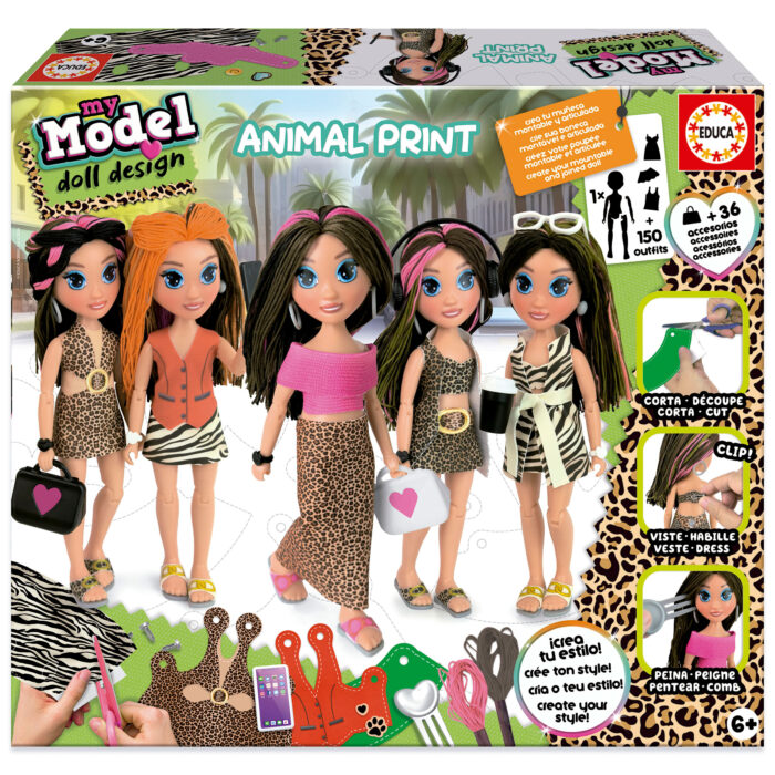 My Model Doll Animal Print