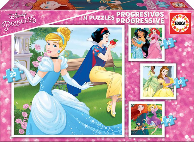 Progressive Puzzles Disney Princess 12162025 Educa Borras